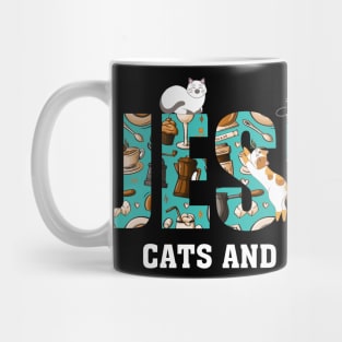 Jesus Cats And Coffee Mug